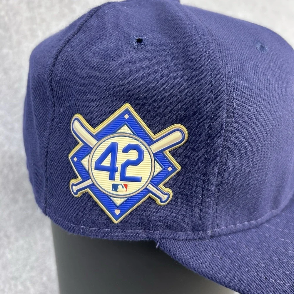 Jackie Robinson Tampa Bay Rays On-Field Hat Cap Size 7 1/4 New Era 42 Patch